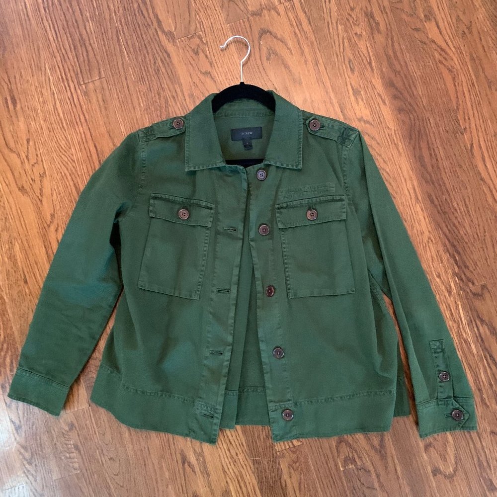 J. Crew Military Swing Jacket